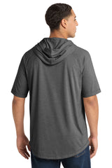 Sport-Tek PosiCharge Tri-Blend Wicking Short Sleeve Hoodie ST404