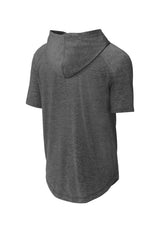 Sport-Tek PosiCharge Tri-Blend Wicking Short Sleeve Hoodie ST404