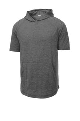 Sport-Tek PosiCharge Tri-Blend Wicking Short Sleeve Hoodie ST404