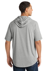Sport-Tek PosiCharge Tri-Blend Wicking Short Sleeve Hoodie ST404