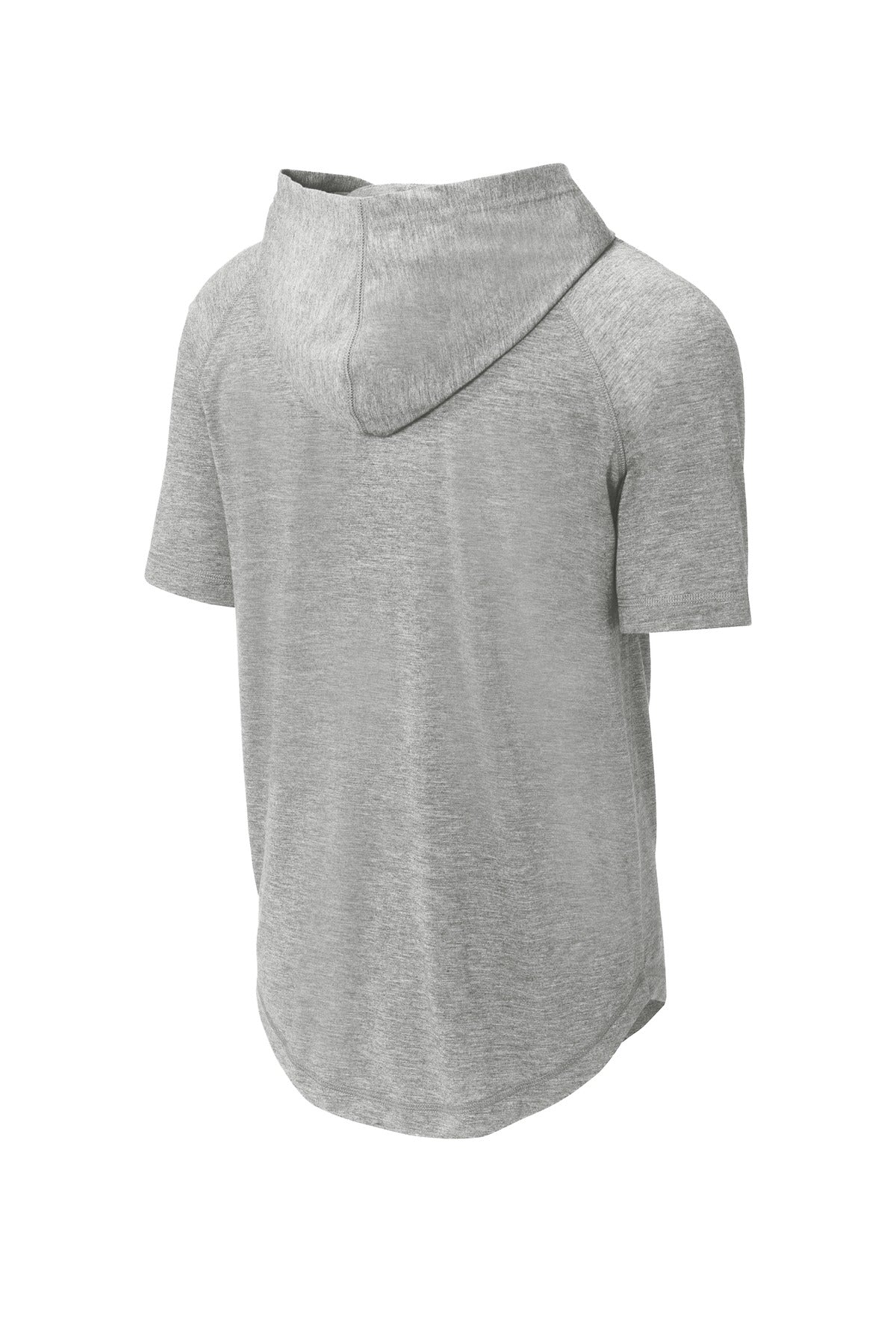 Sport-Tek PosiCharge Tri-Blend Wicking Short Sleeve Hoodie ST404