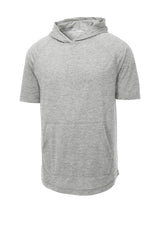 Sport-Tek PosiCharge Tri-Blend Wicking Short Sleeve Hoodie ST404