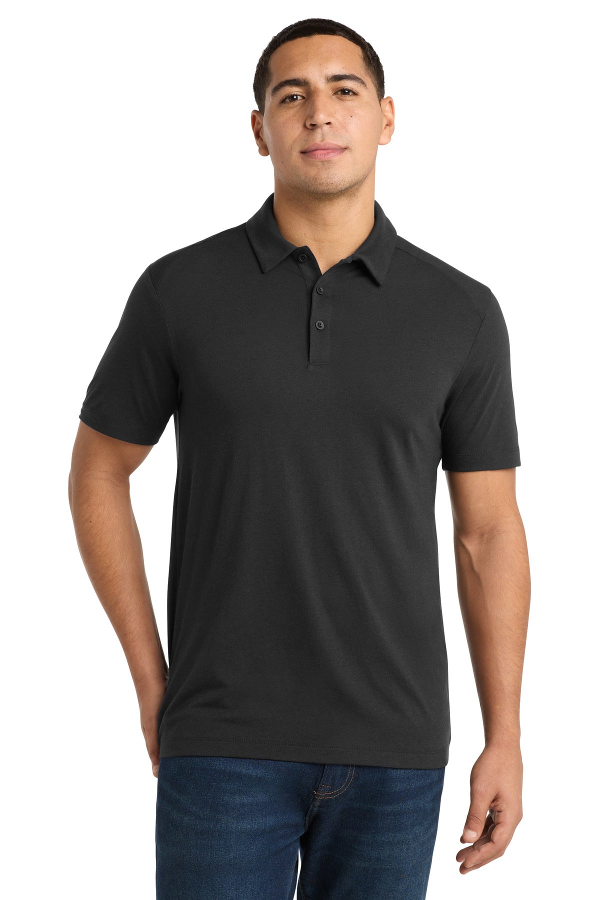 Sport-Tek PosiCharge Tri-Blend Wicking Polo ST405