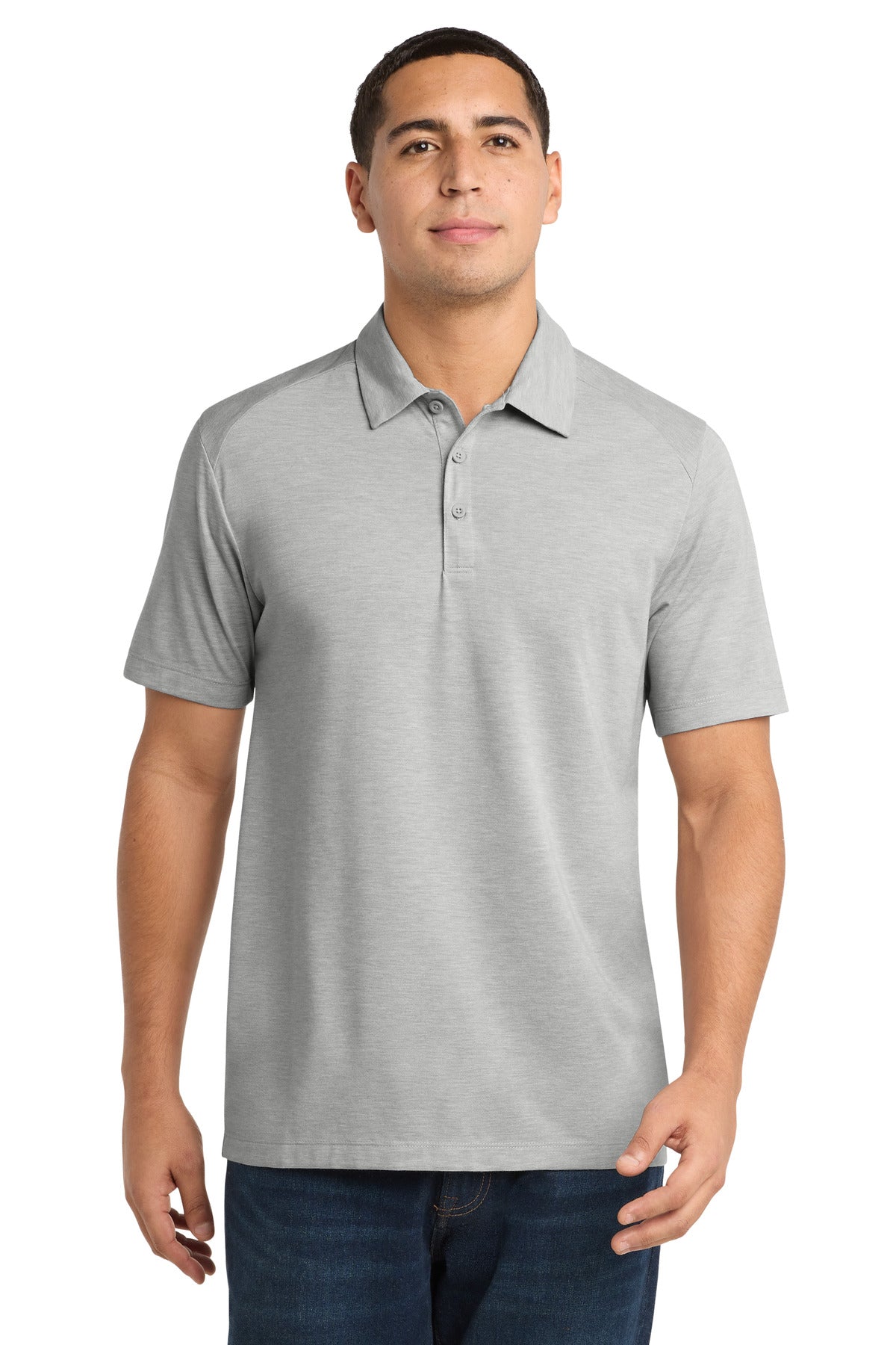 Sport-Tek PosiCharge Tri-Blend Wicking Polo ST405