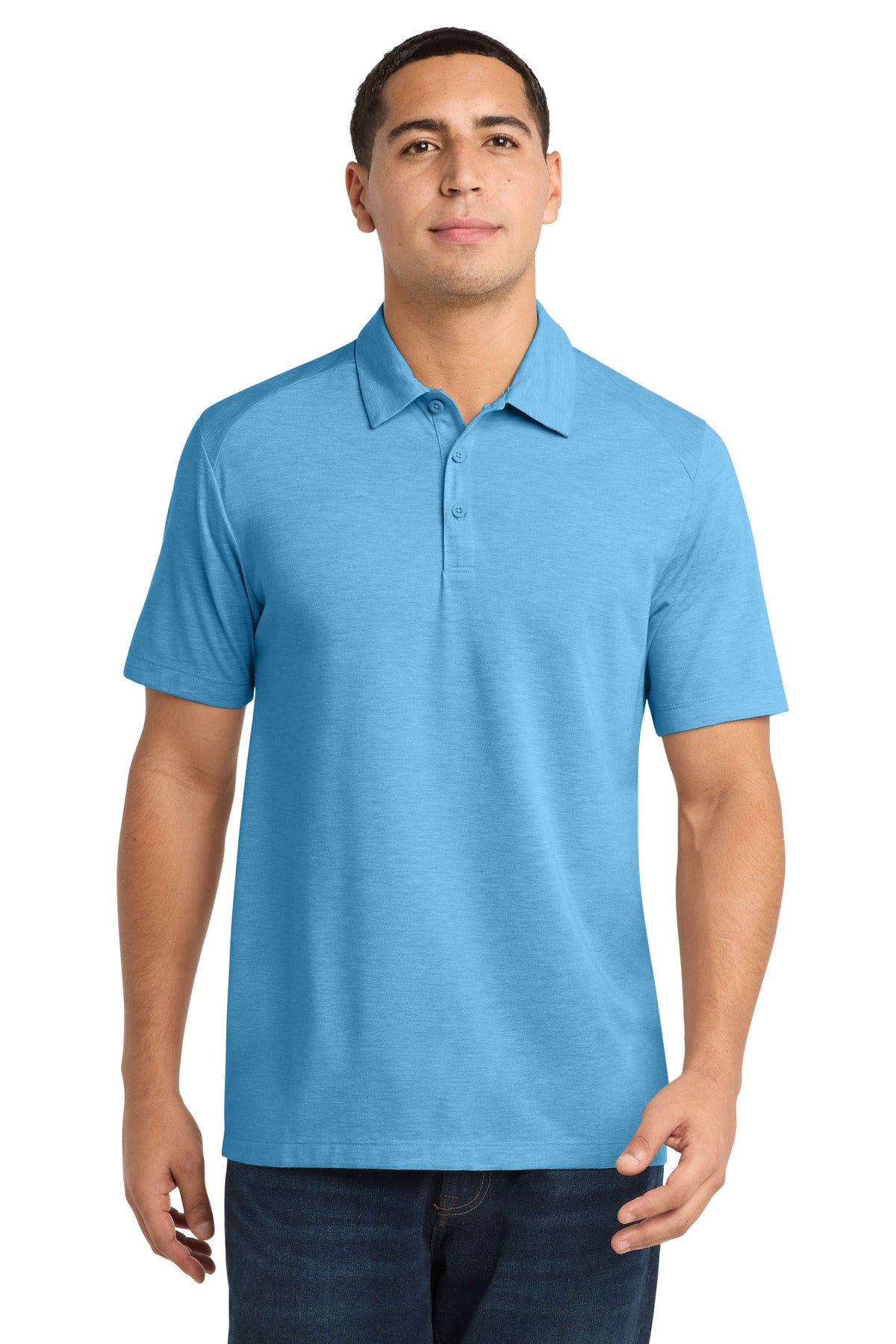 Sport-Tek PosiCharge Tri-Blend Wicking Polo ST405