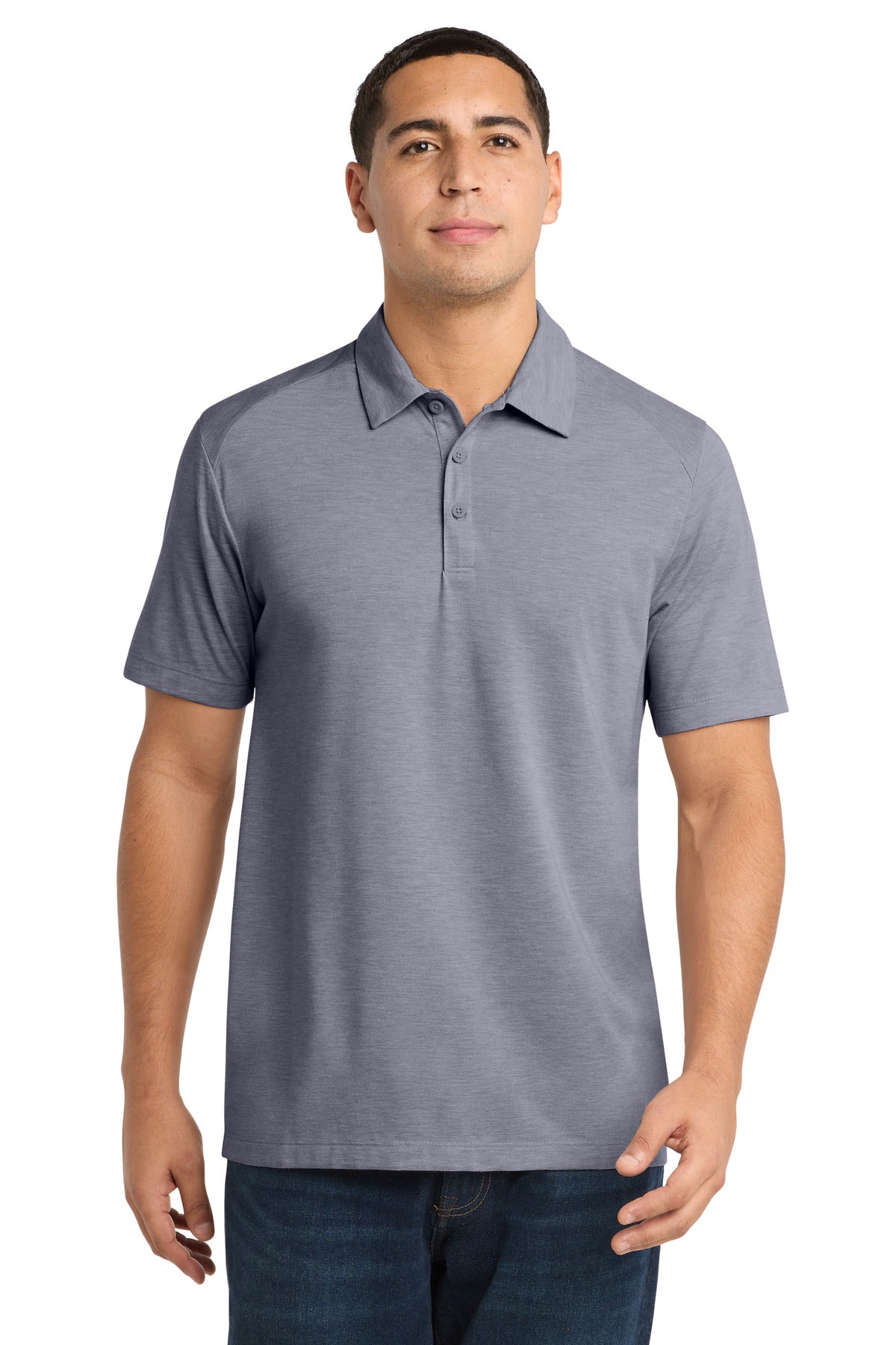 Sport-Tek PosiCharge Tri-Blend Wicking Polo ST405