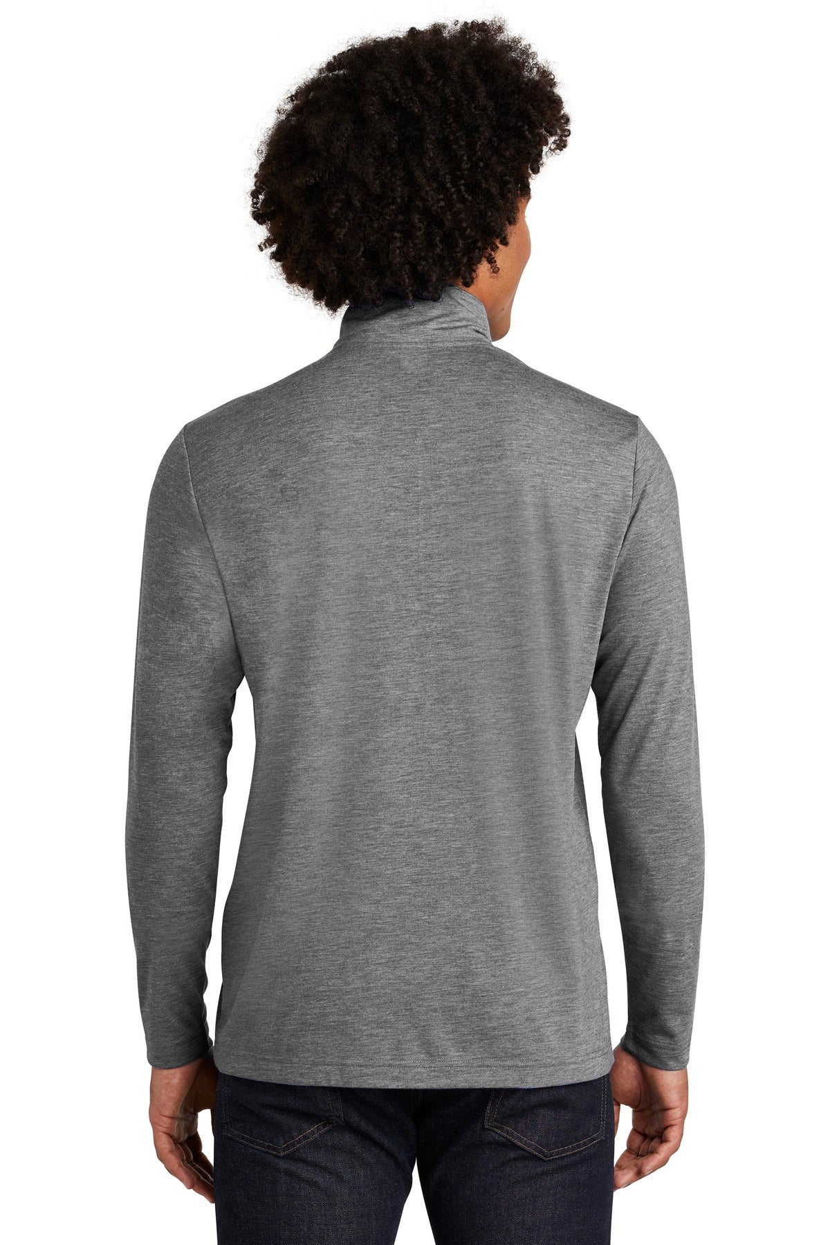 Sport-Tek PosiCharge Tri-Blend Wicking 1/4-Zip Pullover ST407