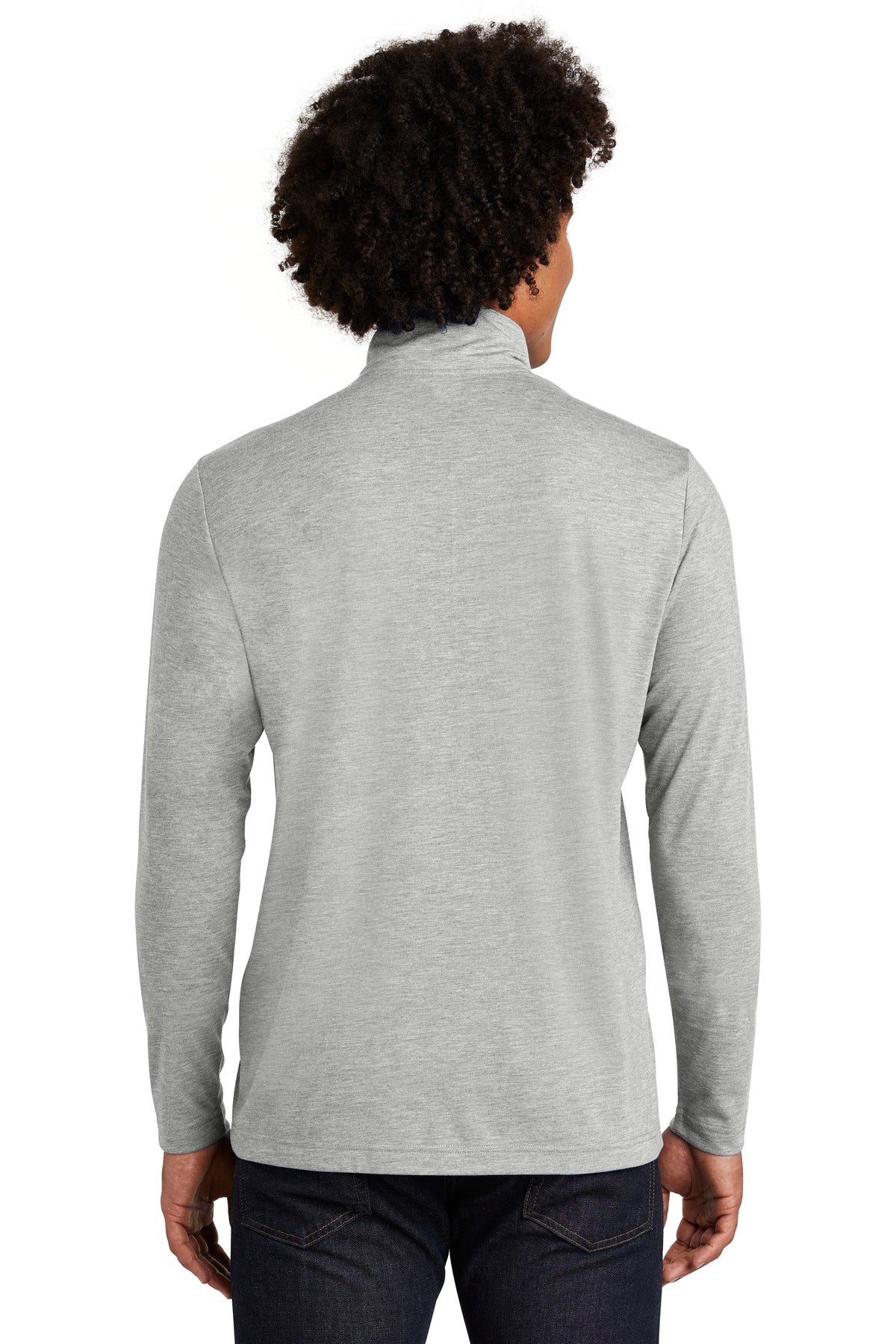 Sport-Tek PosiCharge Tri-Blend Wicking 1/4-Zip Pullover ST407