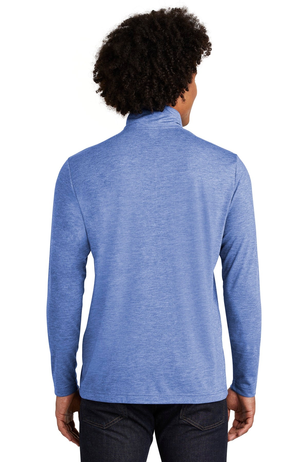 Sport-Tek PosiCharge Tri-Blend Wicking 1/4-Zip Pullover ST407