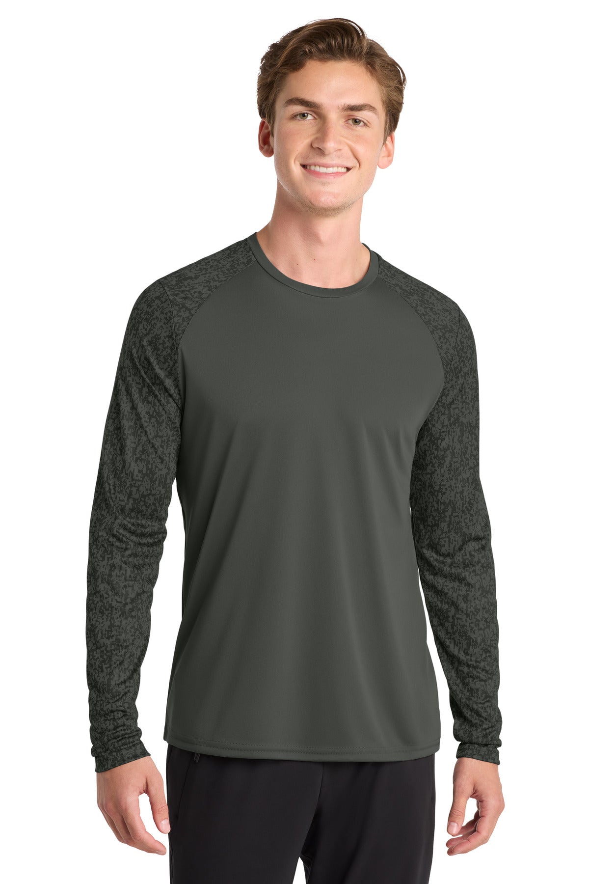 Sport-Tek  Long Sleeve Digi Camo Tee ST460LS