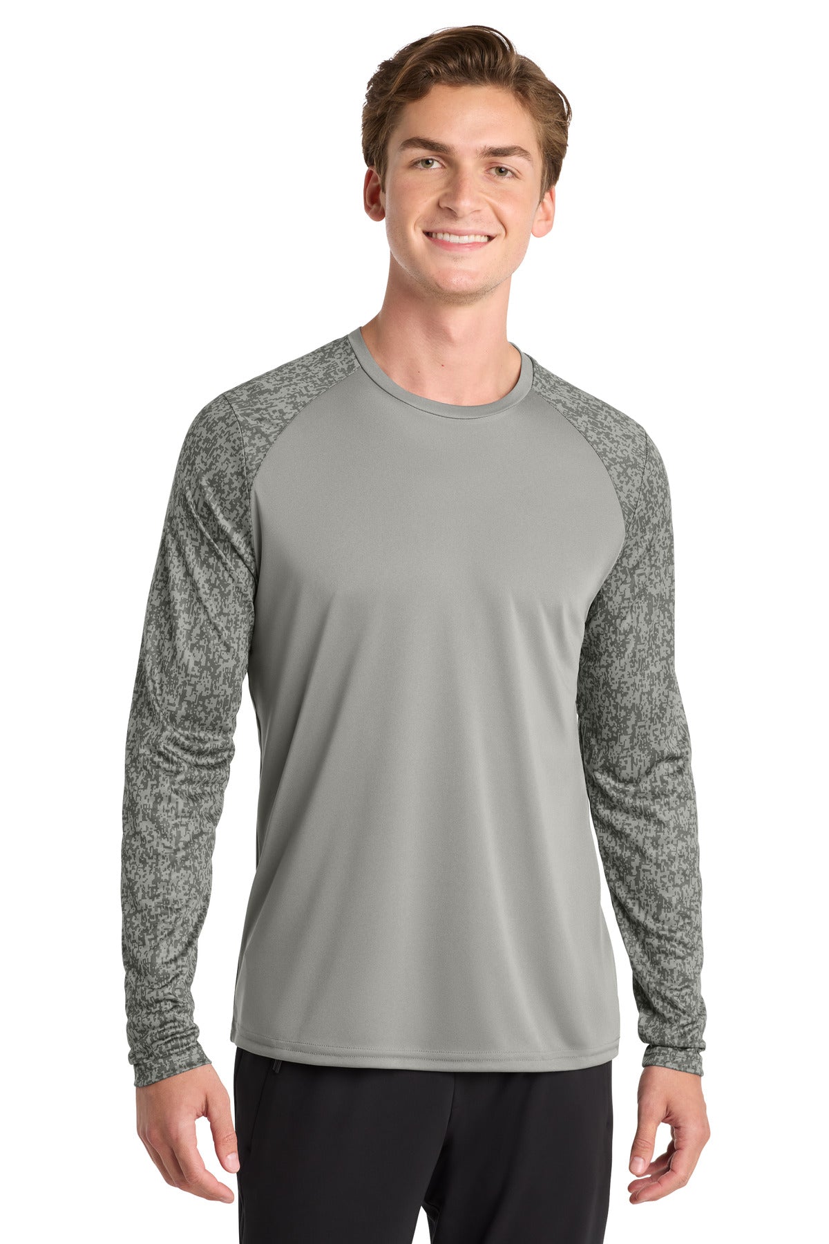 Sport-Tek  Long Sleeve Digi Camo Tee ST460LS