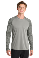 Sport-Tek  Long Sleeve Digi Camo Tee ST460LS