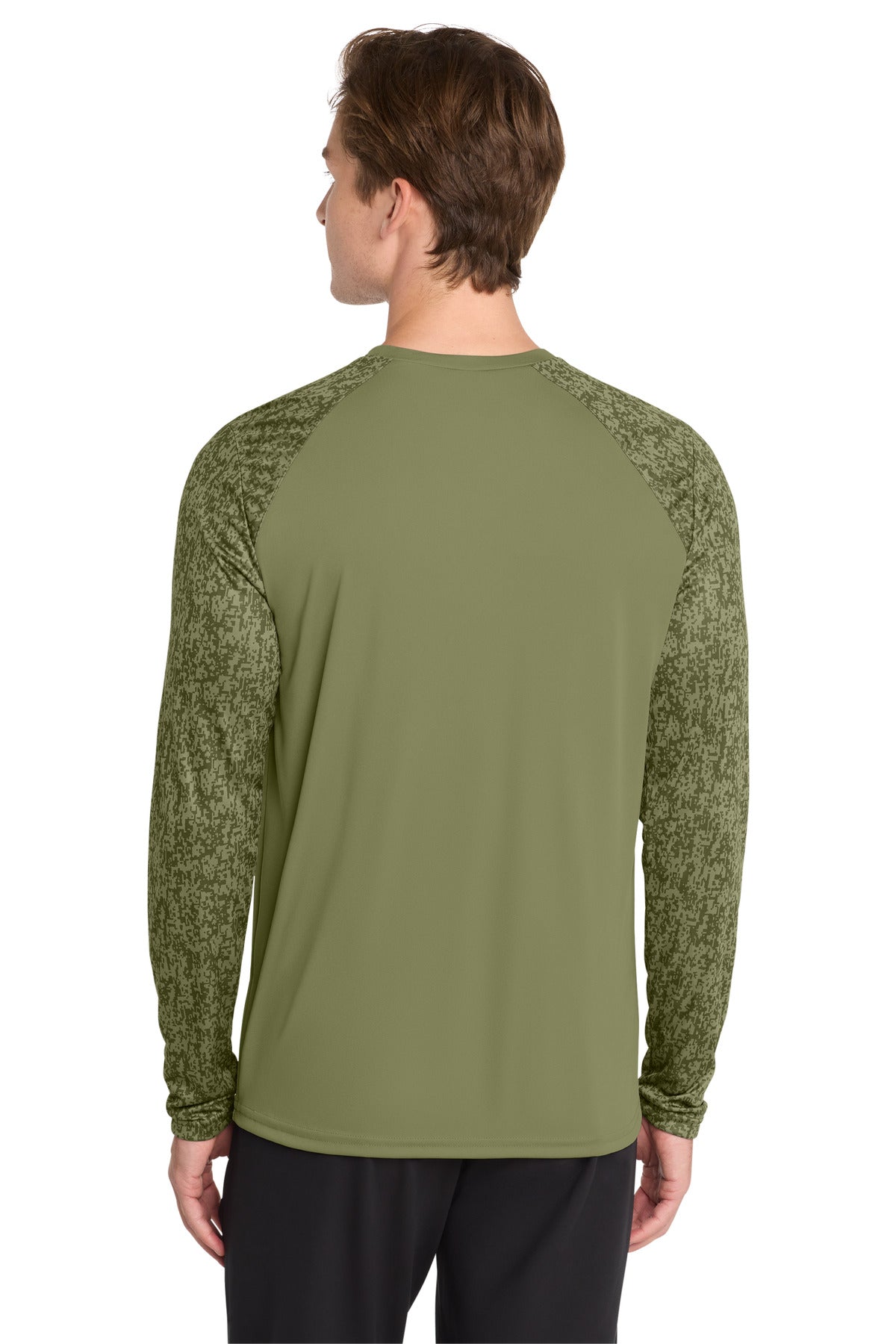 Sport-Tek  Long Sleeve Digi Camo Tee ST460LS