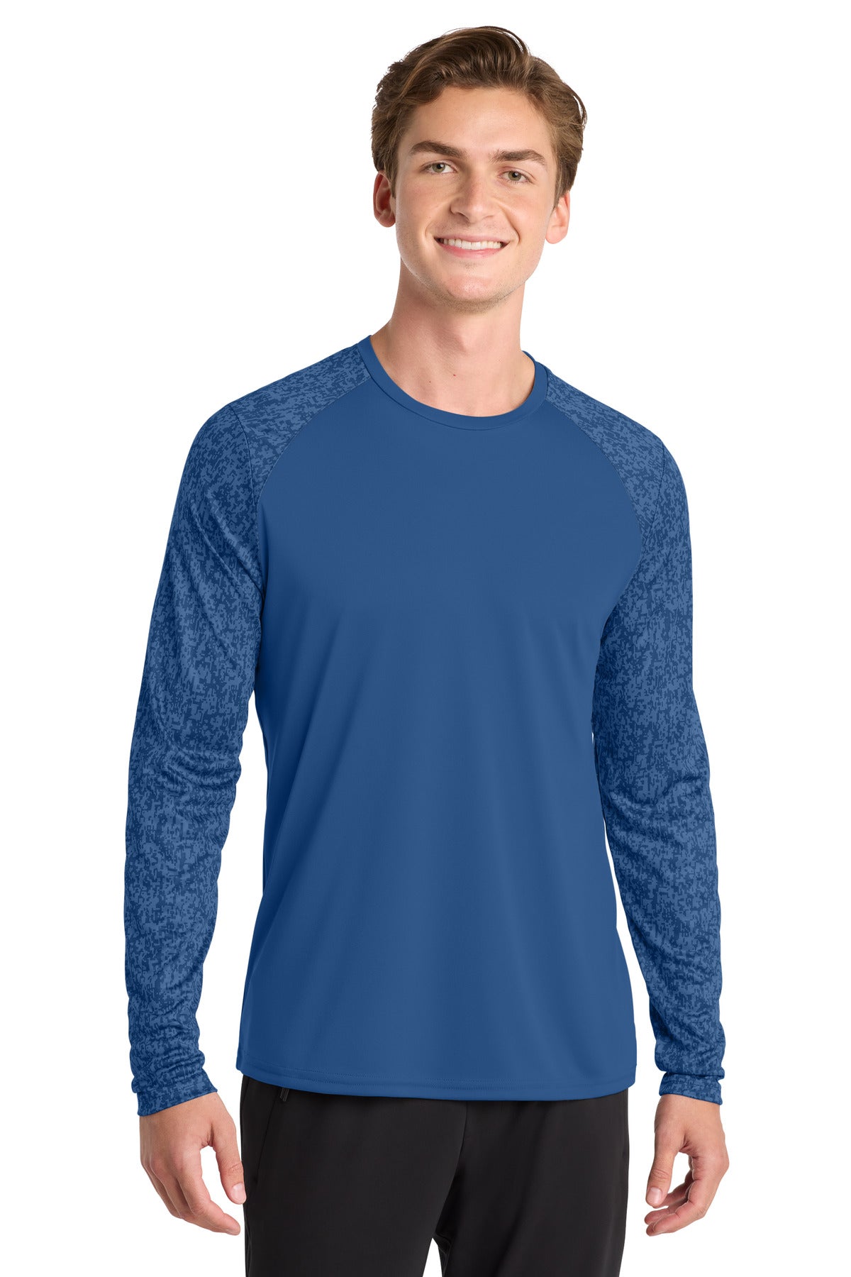 Sport-Tek  Long Sleeve Digi Camo Tee ST460LS