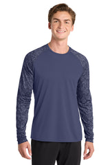 Sport-Tek  Long Sleeve Digi Camo Tee ST460LS