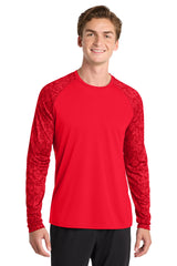 Sport-Tek  Long Sleeve Digi Camo Tee ST460LS