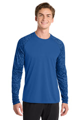 Sport-Tek  Long Sleeve Digi Camo Tee ST460LS