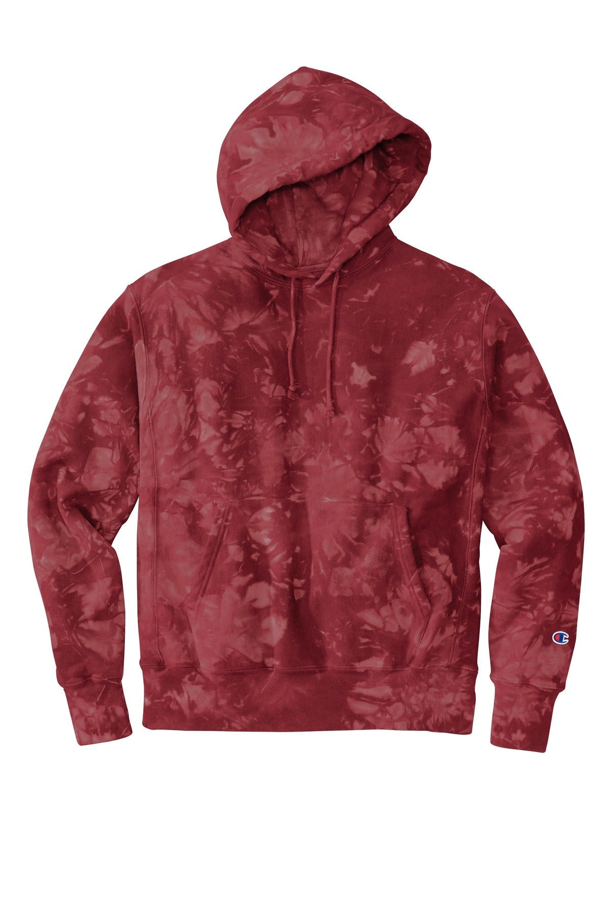 Champion Reverse Weave Scrunch-Dye Tie-Dye Hooded Sweatshirt TDS101