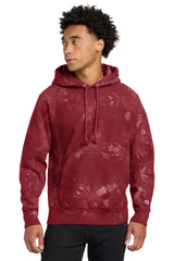 Champion Reverse Weave Scrunch-Dye Tie-Dye Hooded Sweatshirt TDS101