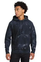 Champion Reverse Weave Scrunch-Dye Tie-Dye Hooded Sweatshirt TDS101