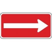 White Arrow (Right) Sign