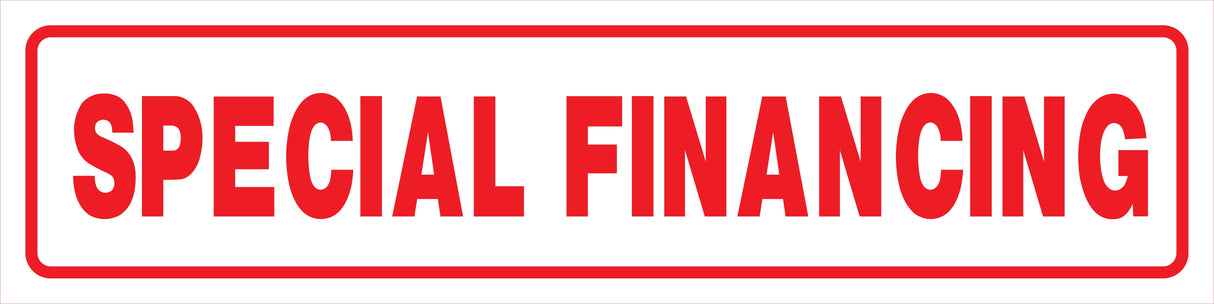 Special Financing Rider