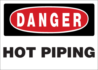 Danger - Hot Piping