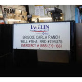 Custom Ink-Filled Engraved Lease Sign