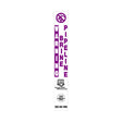 Warning Brine Pipeline Purple Marker Decal