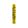 Warning Oil/Water/Gas Pipeline Yellow Marker Decal